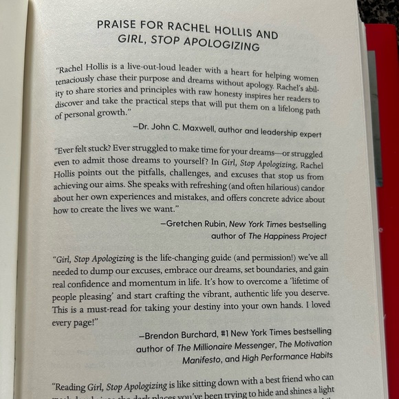 Rachel Hollis Girl, Stop Apologizing book, copyright 2019, Brand New condition! - Picture 2 of 10